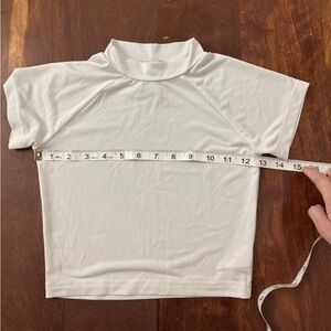 UNIF crop top WHITE size M